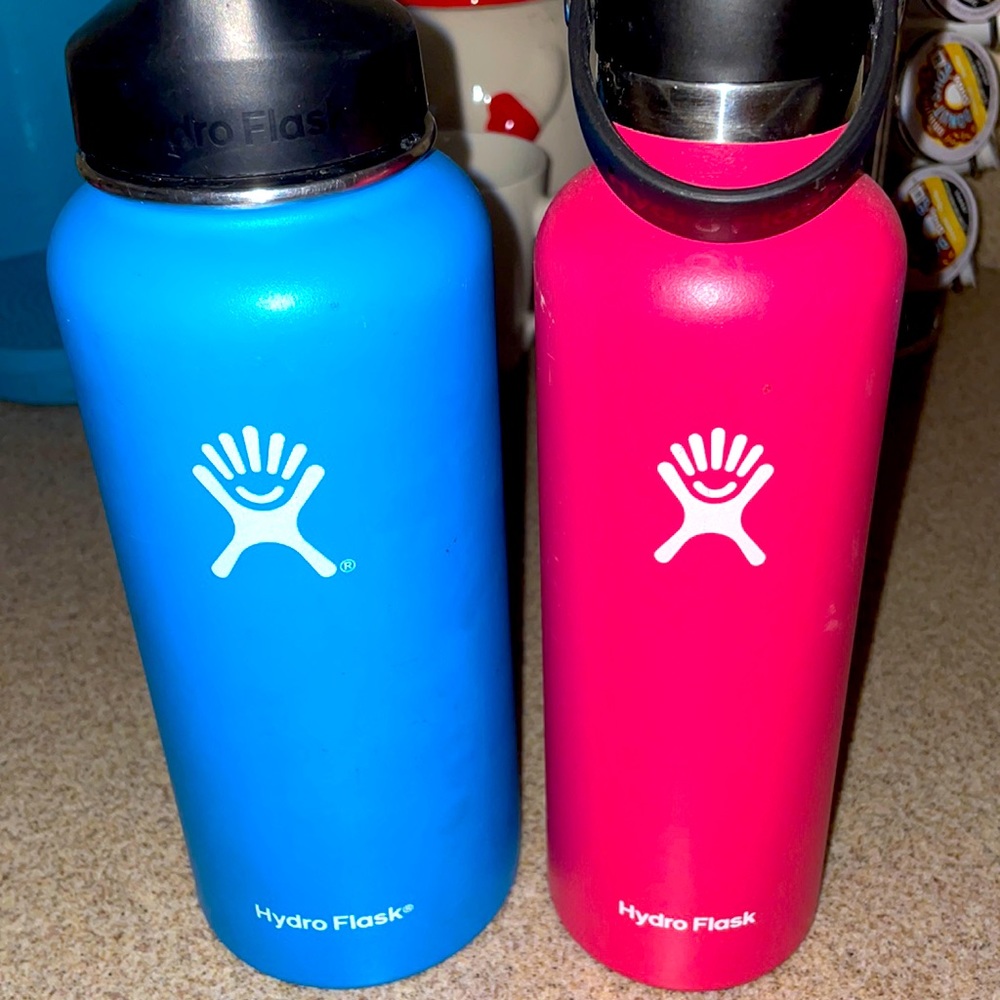 Pink and Blue Hydroflask